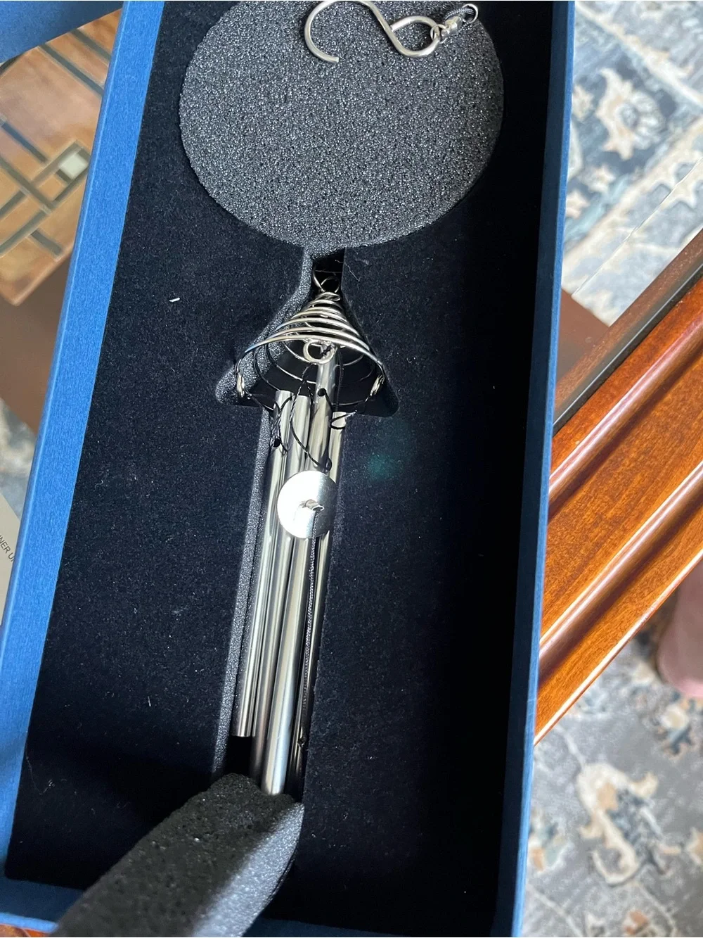 Leavores Best Friend Spinning Windchimes NEW in Blue Gift Box